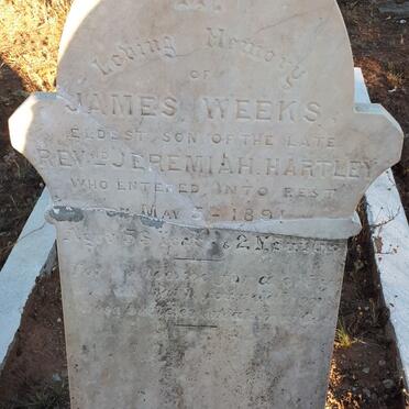 HARTLEY James Weeks -1891