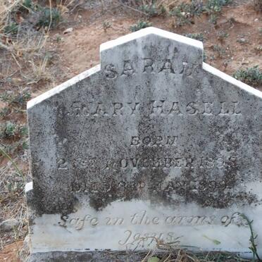 HASELL Sarah Mary 189?-189?
