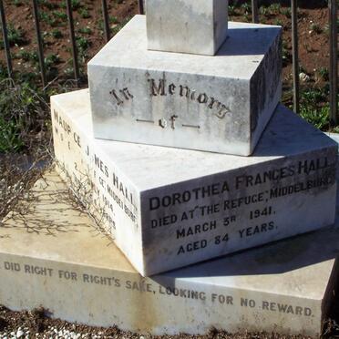 HALL Maurice James -1914 &amp; Dorothea Frances -1941