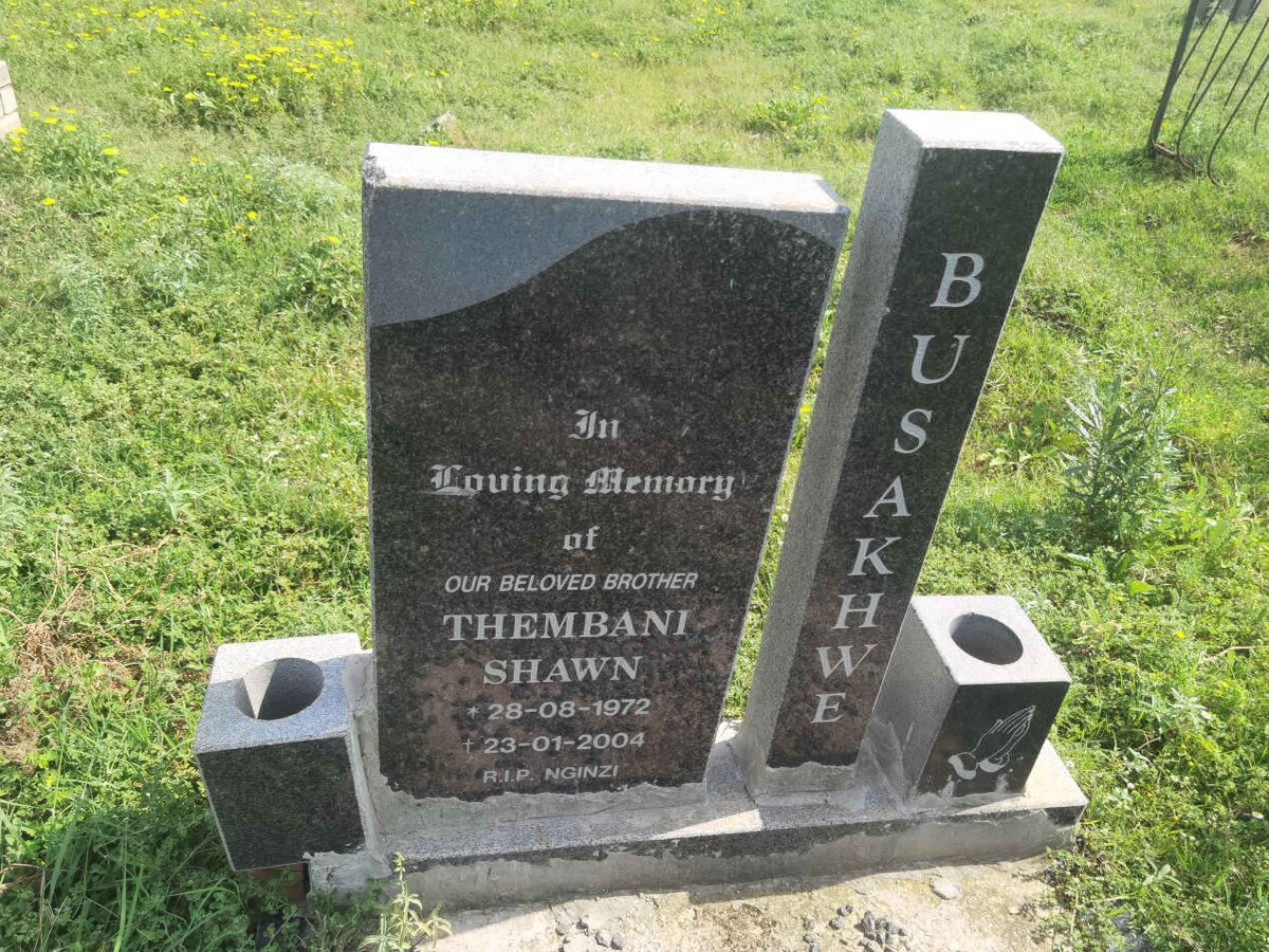 BUSAKHWE Thembani Shawn 1972-2004