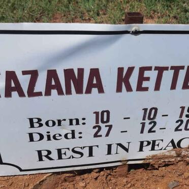 KETTLEDAS Tazana 1923-2011