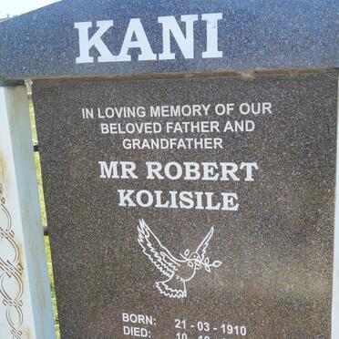 KANI Robert Kolisile 1910-1976