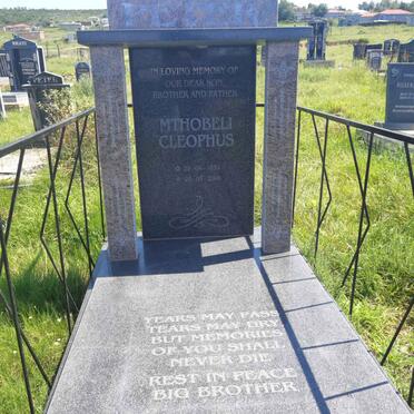 PETER Mthobeli Cleophus 1951-2000