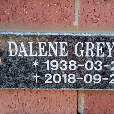 GREYLING Dalene 1938-2018