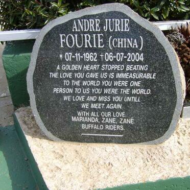 FOURIE André Jurie 1962-2004
