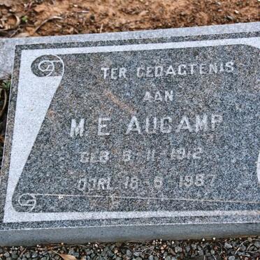 AUCAMP M.E. 1912-1987