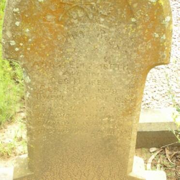 AUCAMP Anna Elizabeth nee MAREE 18?9-1932