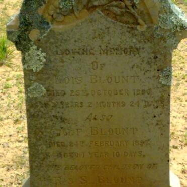 BLOUNT Lois -1896 :: BLOUNT Alf -1897