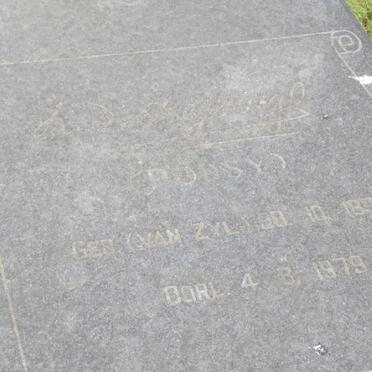 GREYLING L. nee VAN ZYL 1898-1979