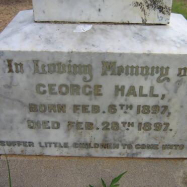 HALL George 1897-1897