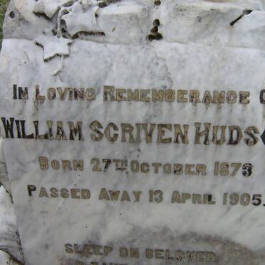 HUDSON William Scriven 1873-1905