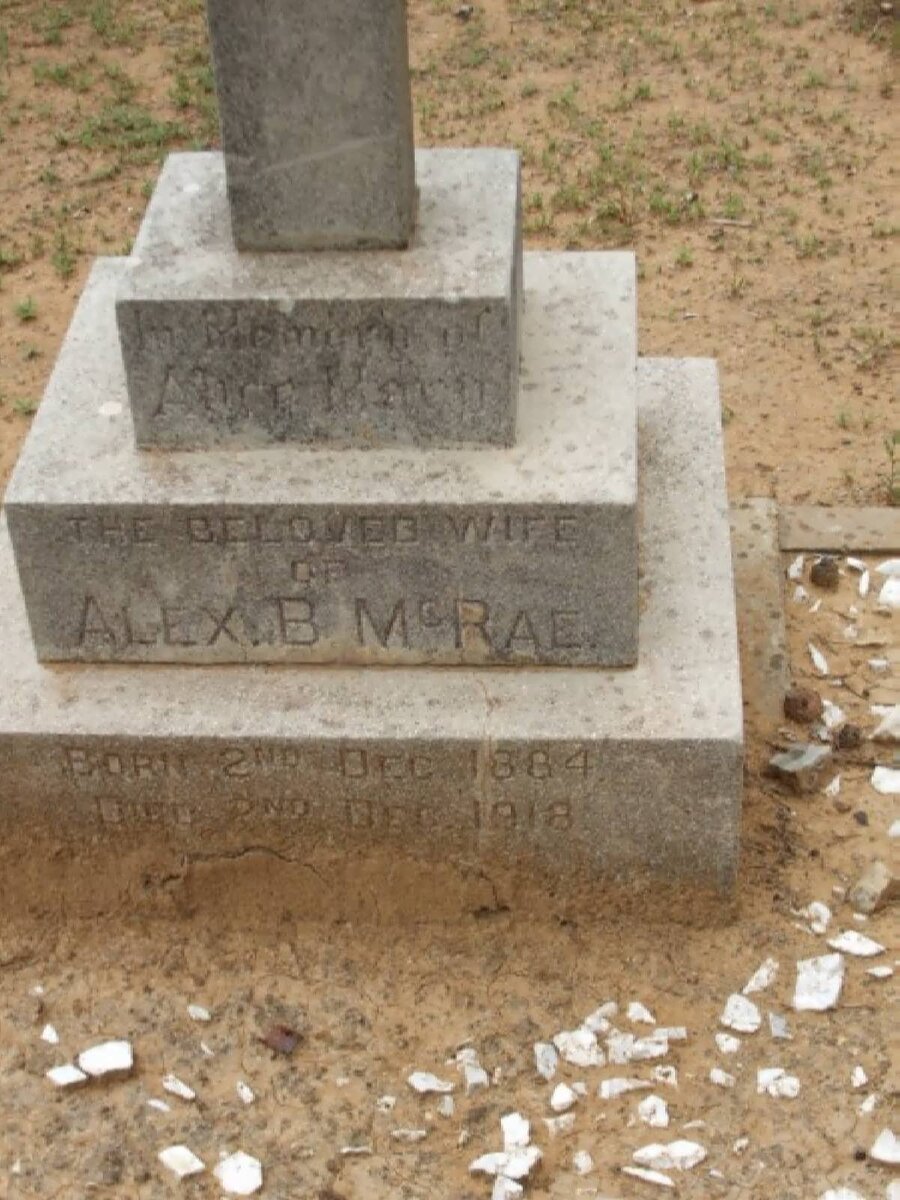 McRAE Alice Mary 1884-1918