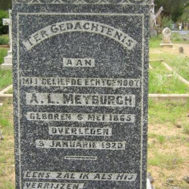 MEYBURGH A.L. 1865-1920