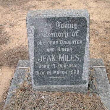 MILES Jean 1951-1960