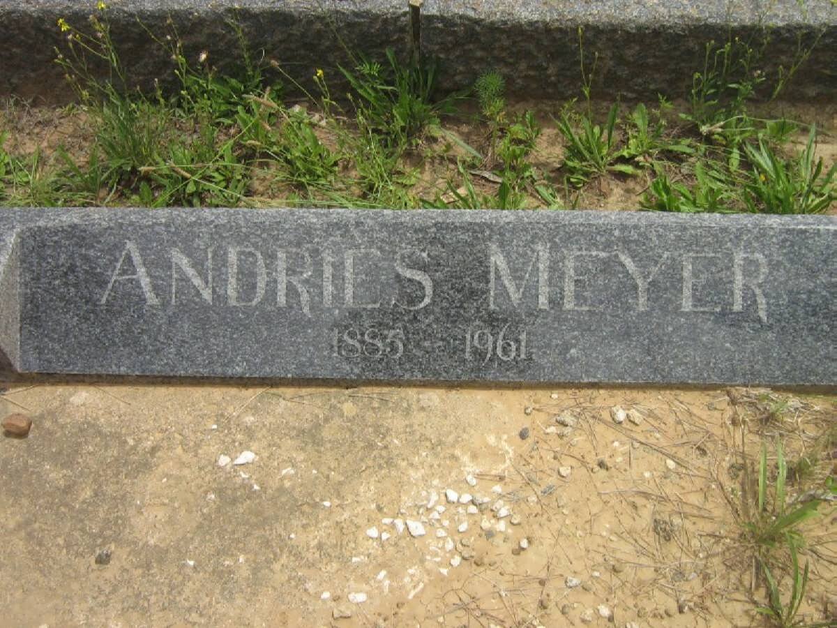 MEYER Andries 1885-1961