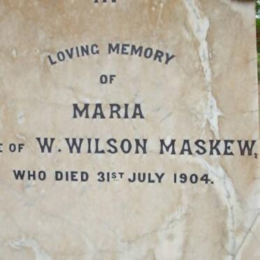MASKEW Maria -1904