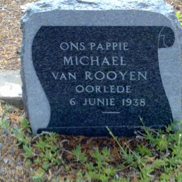 ROOYEN Michael, van -1938