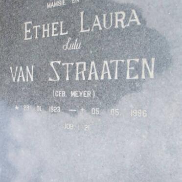 STRAATEN Ethel Laura, van nee MEYER 1923-1996