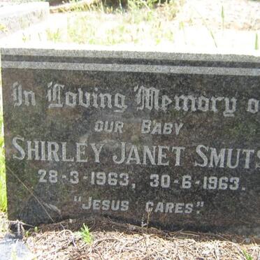 SMUTS Shirley Janet 1963-1963