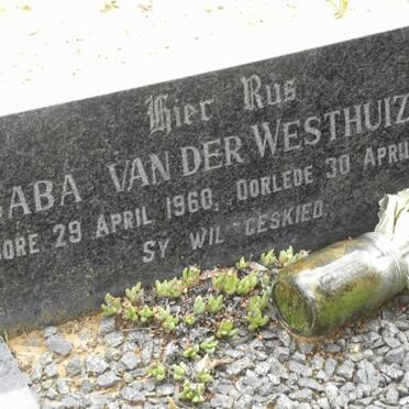 WESTHUIZEN Baba, van der 1960-1960