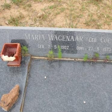 WAGENAAR Maria nee COETZER 1902-1973