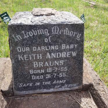 BRAUNS Keith Andrew 1955-1955