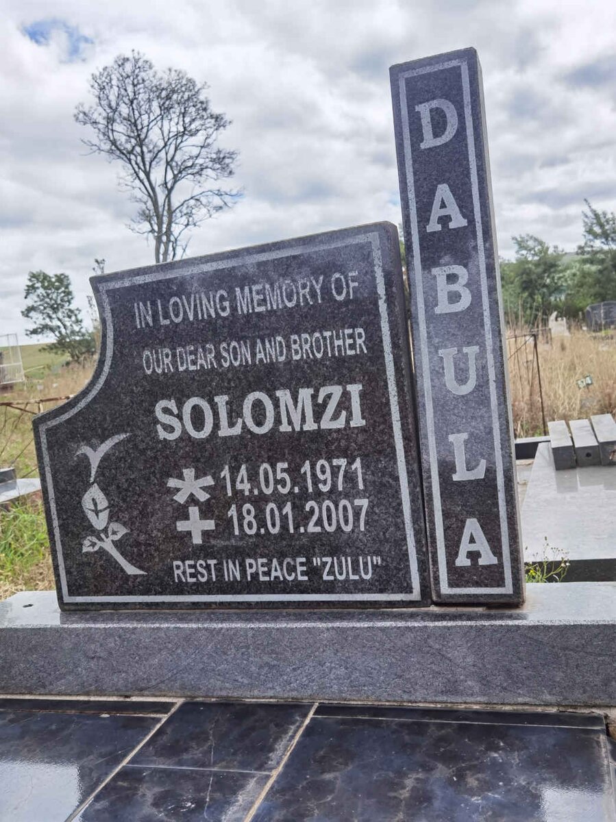 DABULA Solomzi 1971-2007