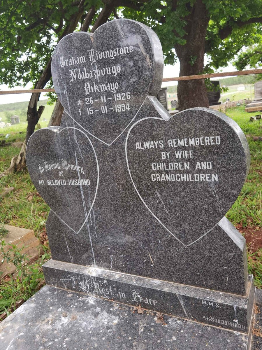 DIKWAYO Graham Livingstone Ndabazovuyo 1926-1994