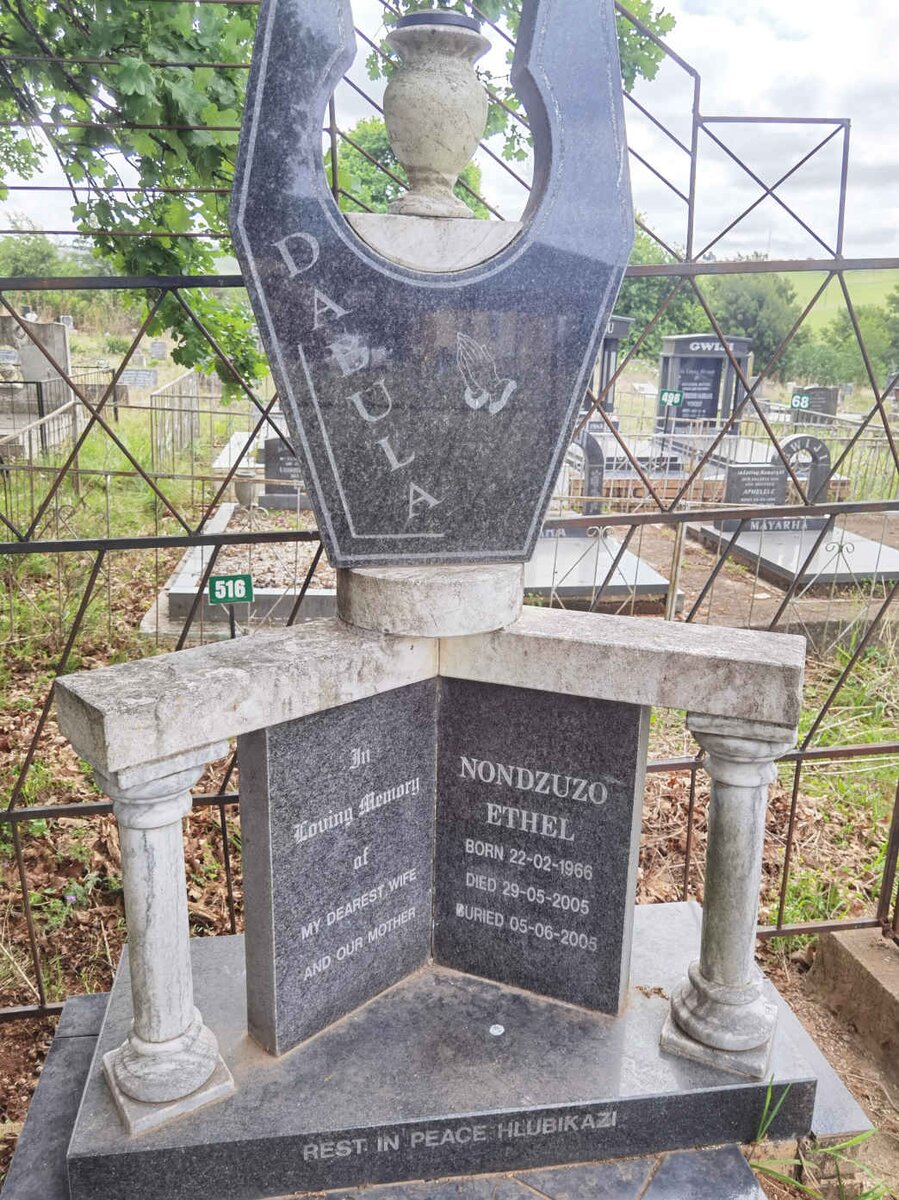 DABULA Nondzuzo Ethel 1966-2005