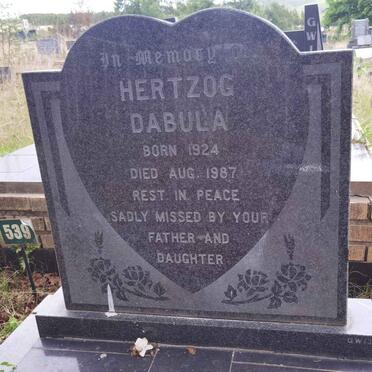 DABULA Hertzog 1924-1987
