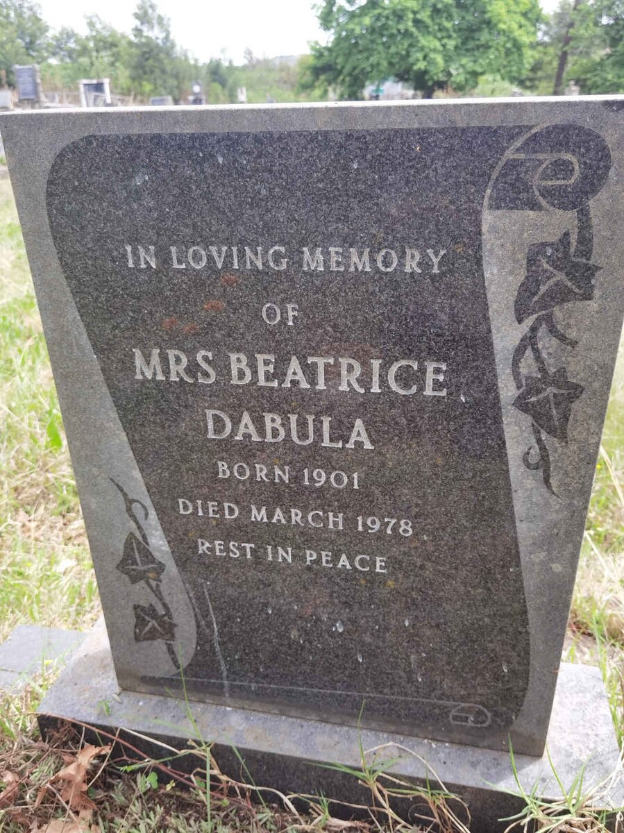 DABULA Beatrice 1901-1978