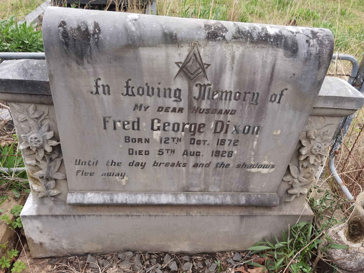 DIXON Fred George 1872-1928