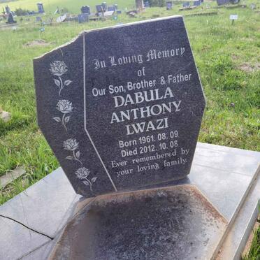 DABULA Anthony Lwazi 1961-2012