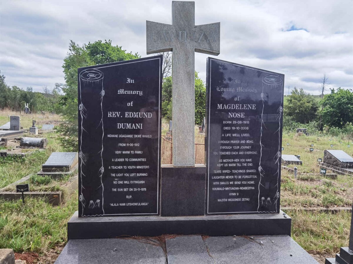 GWILIZA Edmund Dumani 1912-1978 &amp; Magdalena Nose 1918-2008