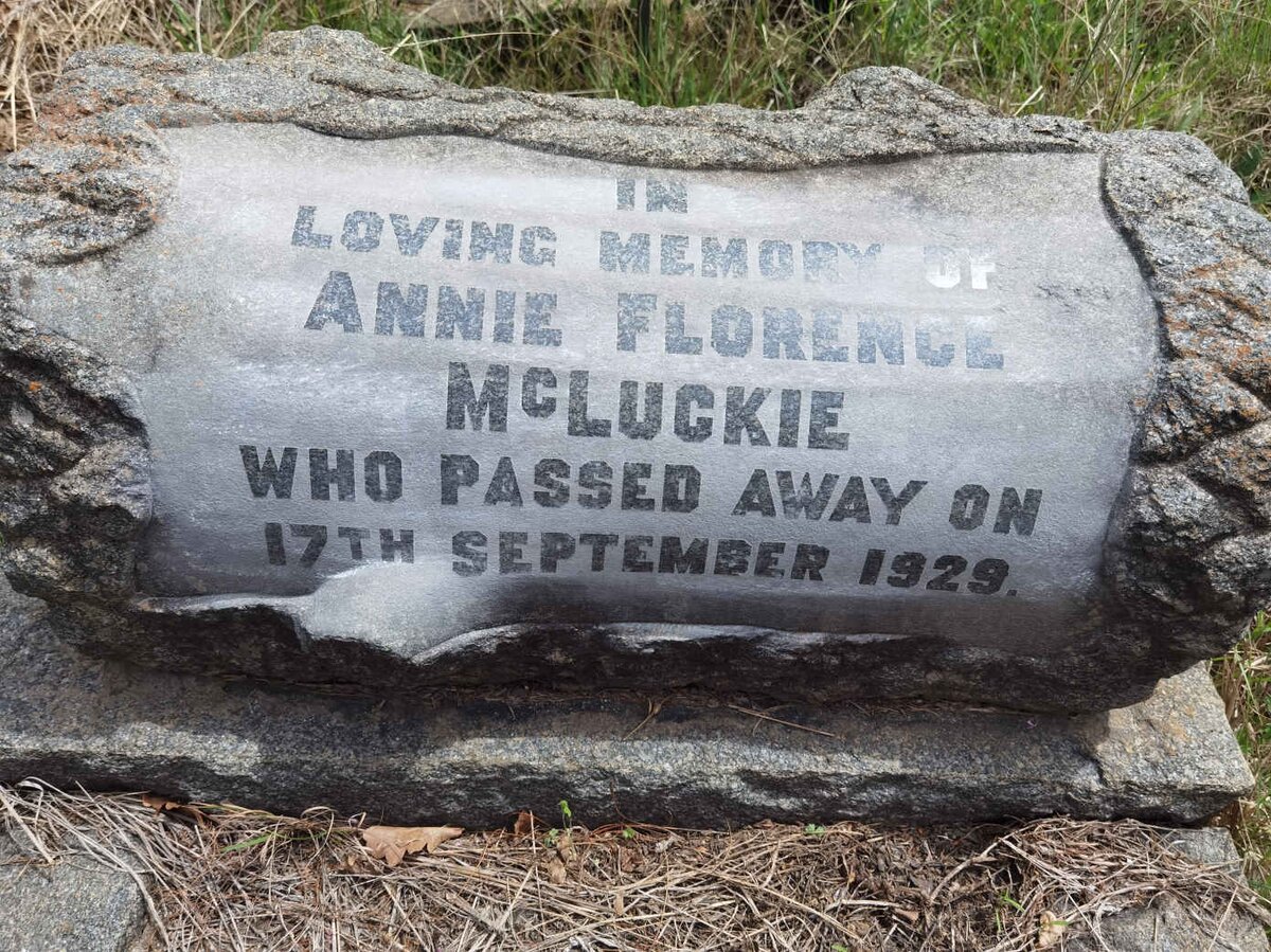 MCLUCKIE Annie Florence -1929