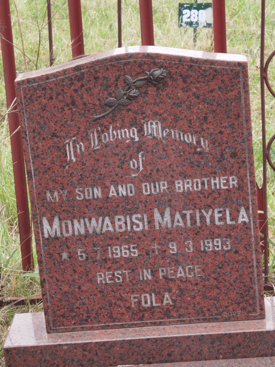 MATIYELA Monwabisi 1965-1993