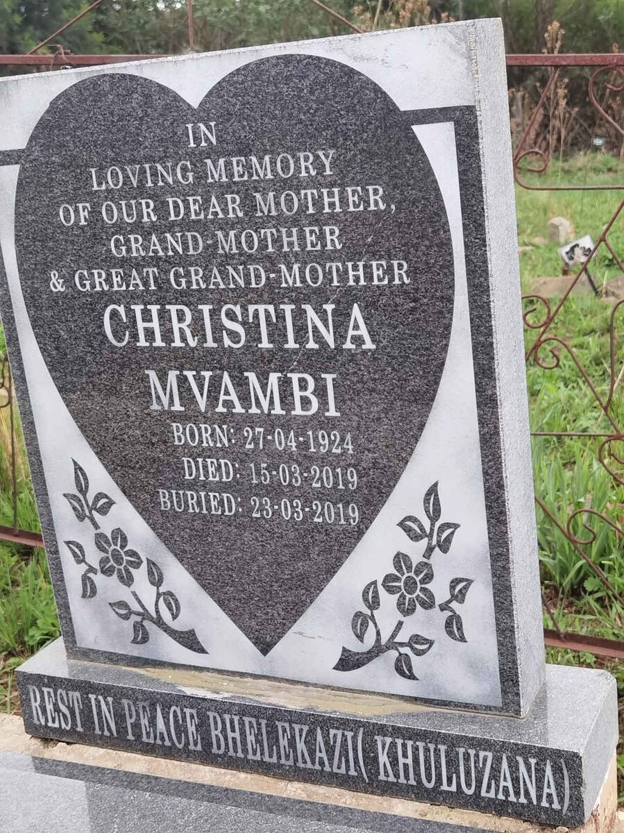 MVAMBI Christina 1924-2019
