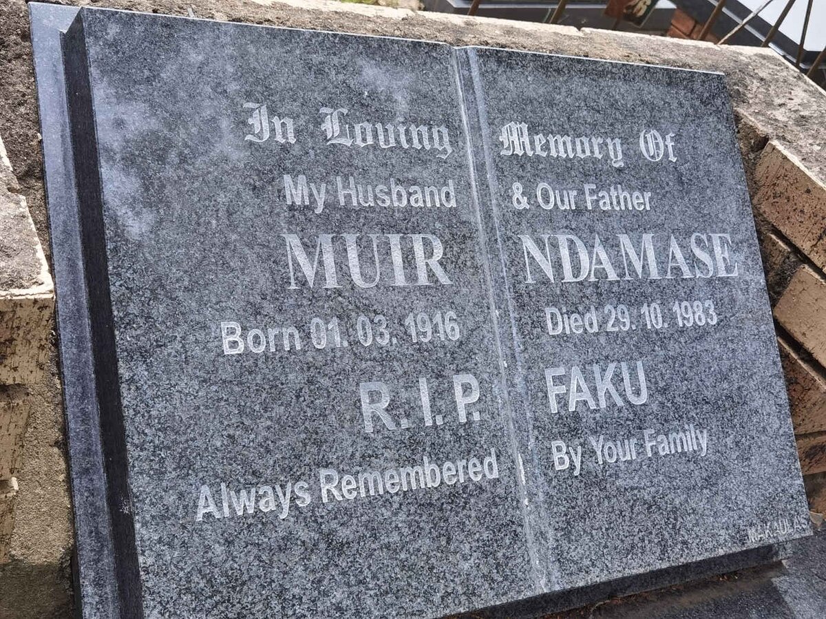 NDAMASE Muir 1916-1983