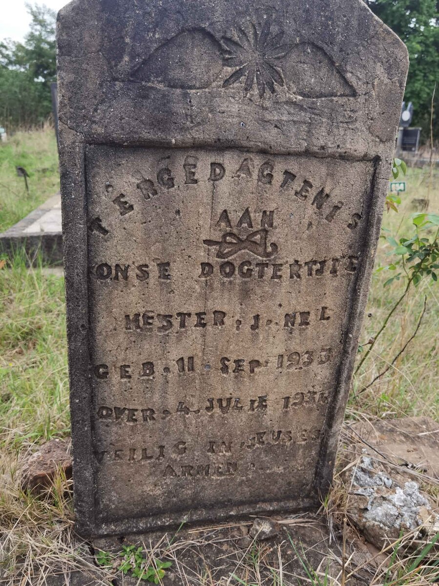 NEL Hester J. 1933-1934