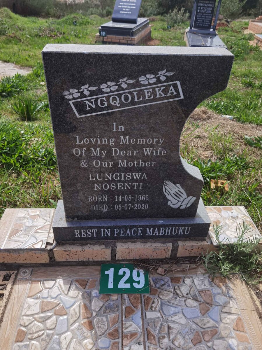 NGQOLEKA Lungiswa Nosenti 1965-2020