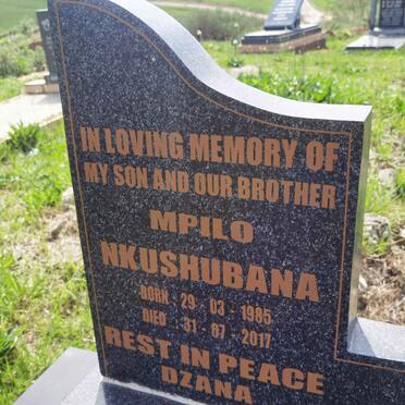 NKUSHUBANA Mpilo 1985-2017