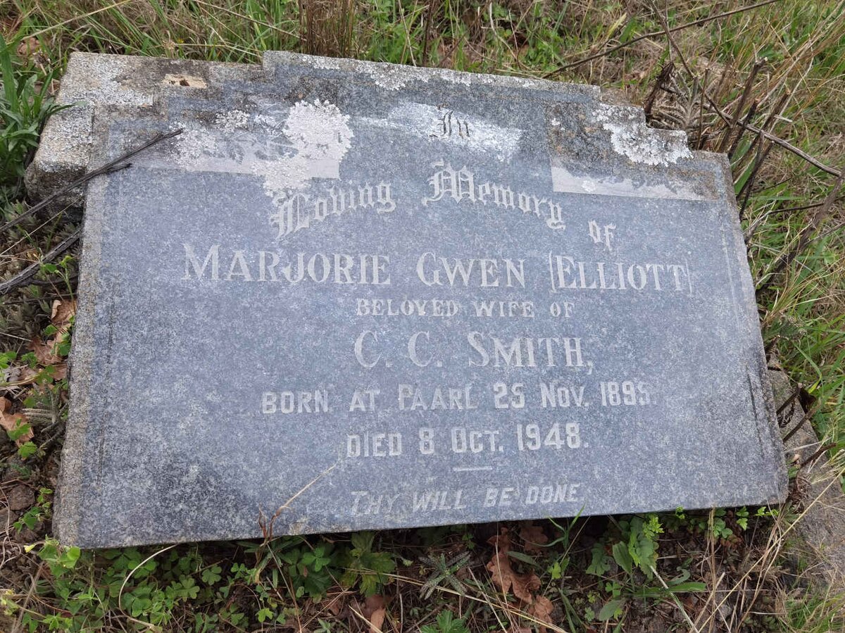 SMITH Marjorie Gwen nee ELLIOTT 1895-1948