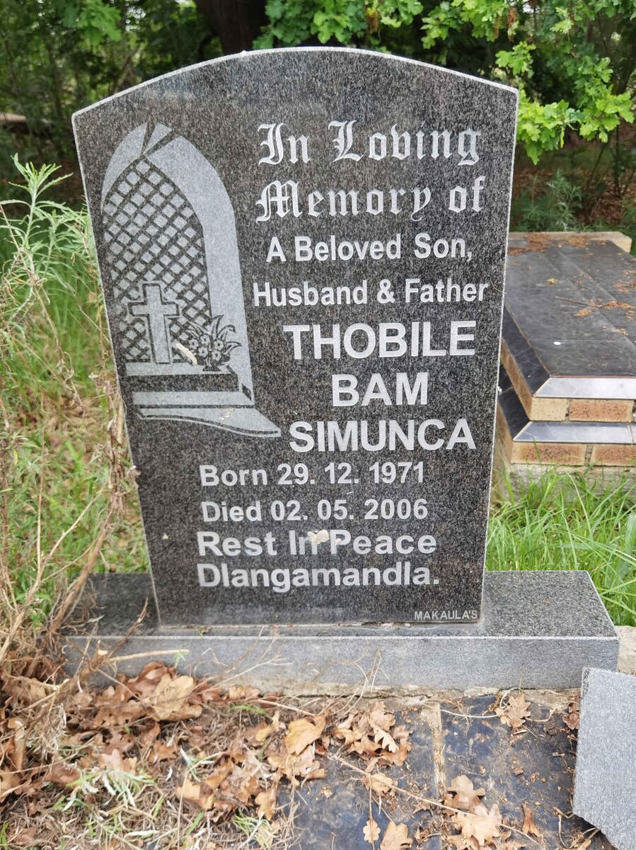 SIMUNCA Thobile Bam 1971-2006