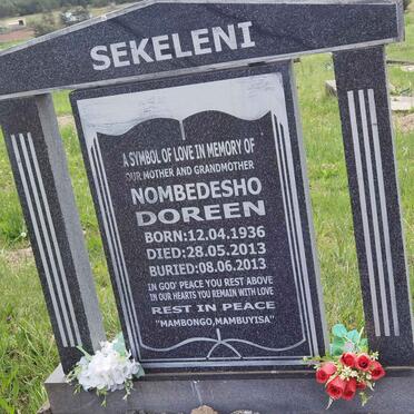SEKELENI Nombedesho Doreen 1936-2013