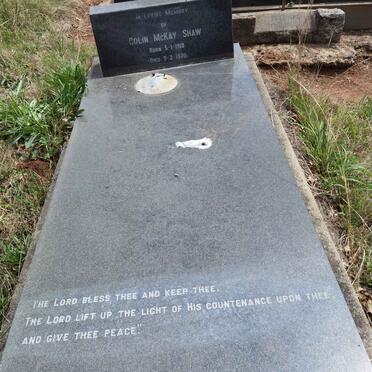 SHAW Colin McKay 1918-1970