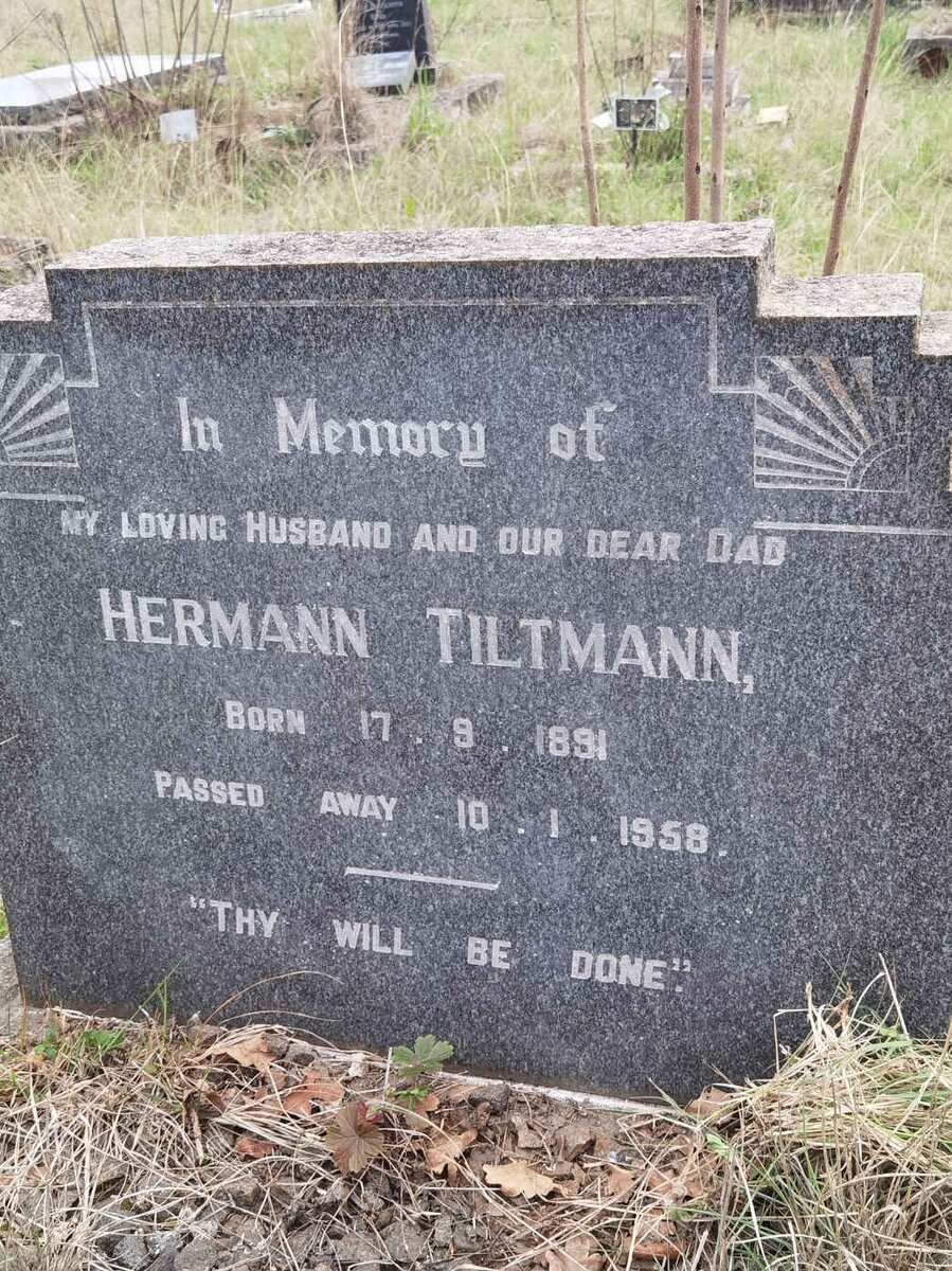 TILTMANN Hermann 1891-1958