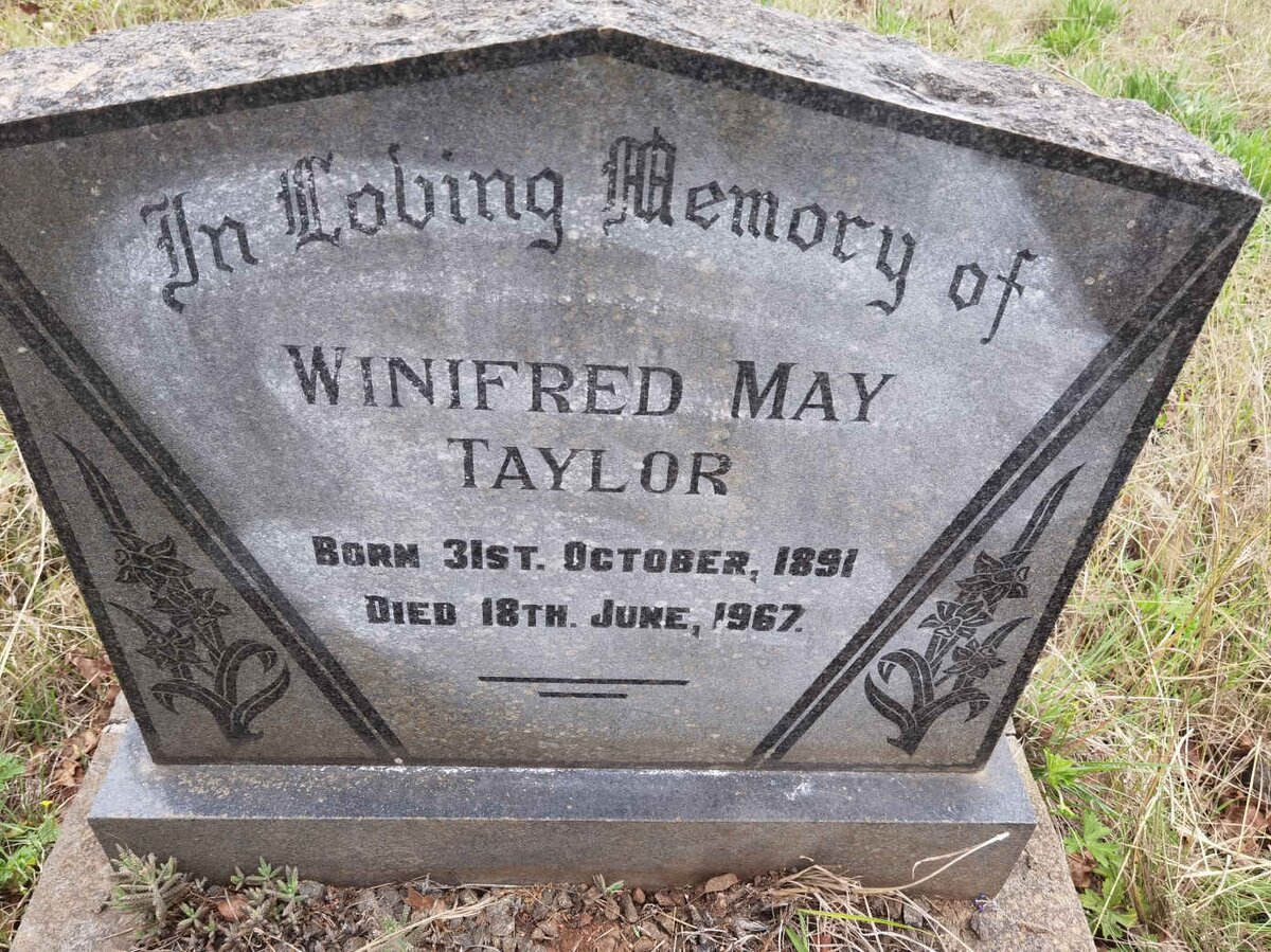 TAYLOR Winifred May 1891-1967