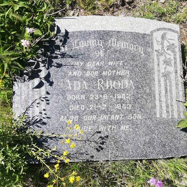 HOLMES Ada Rhoda 1902-1953