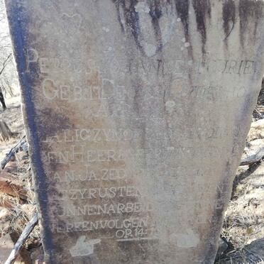 Eastern Cape, MPOFU district, Coems 1005, farm cemetery