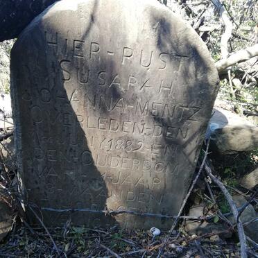 MENTZ Susarah Johanna -1882